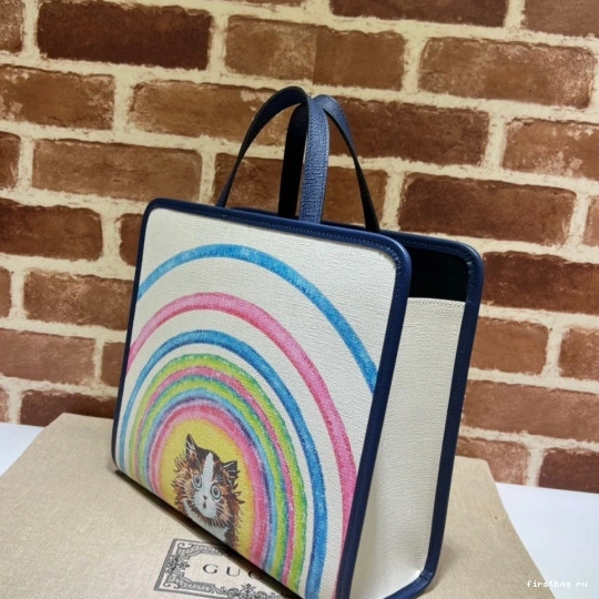 First bag ru tote strawberry star GUCCI Children's bag 0721